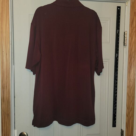 Cutter And Buck Burgundy Harvard Polo Size XL Dri-fit - Picture 5 of 6
